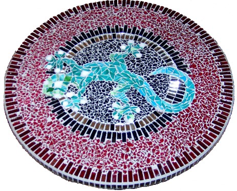 Tavolo mosaico geco